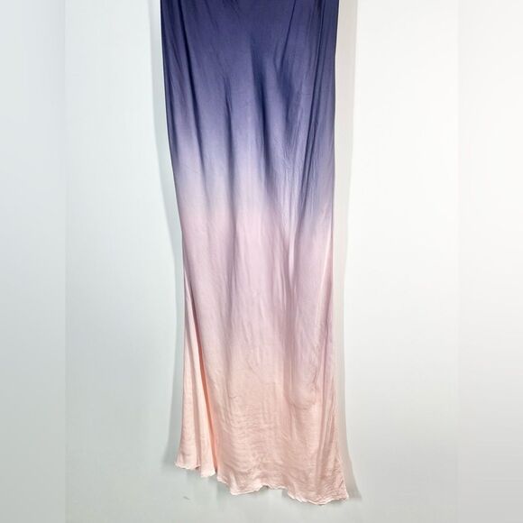 Young Fabulous & Broke Sweetie Slip Dress Ombré Purple/Pink Medium - Picture 4 of 12